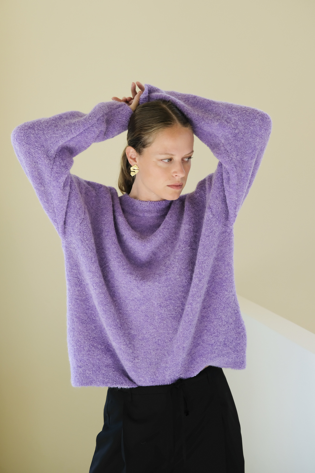 christian wijnants korti sweater violet
